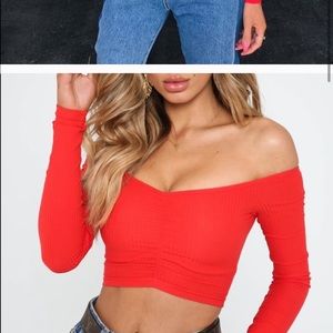 RED SWEETHEART CROP from tiger mist